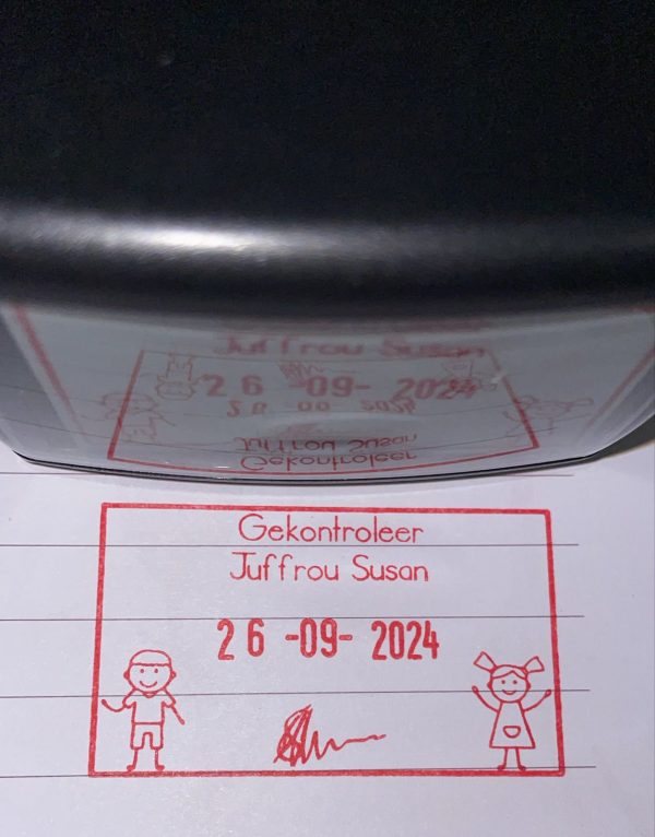 30mm x 50mm Teacher Dater stamp - Image 4