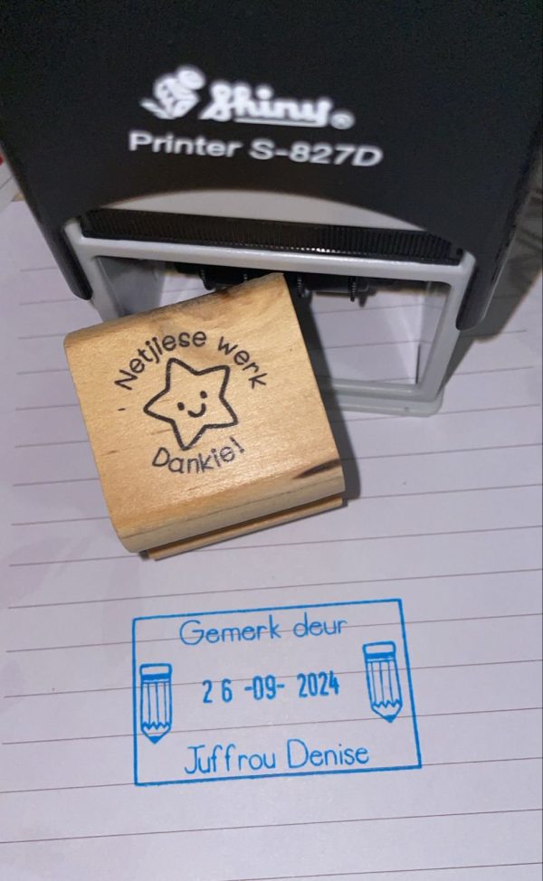 30mm x 50mm Teacher Dater stamp - Image 6