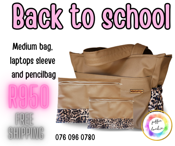 BACK TO SCHOOL Medium bag combo