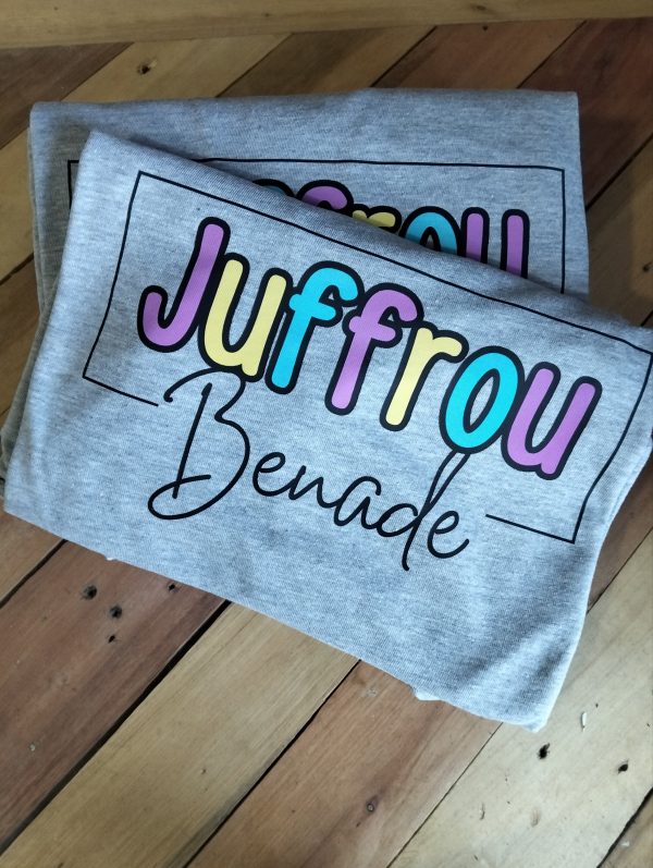 Pastel colour Juffrou Name shirt - Image 2