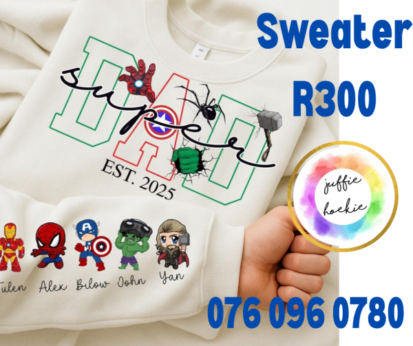 Father's day sweater -Superdad