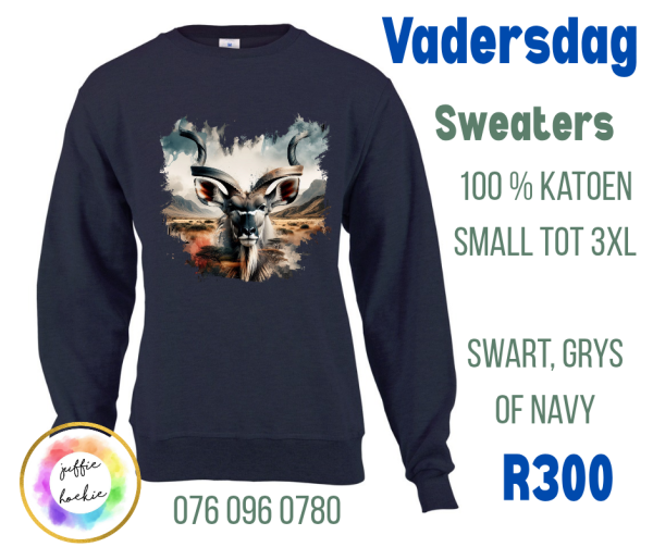 Father's day sweater- kudu design
